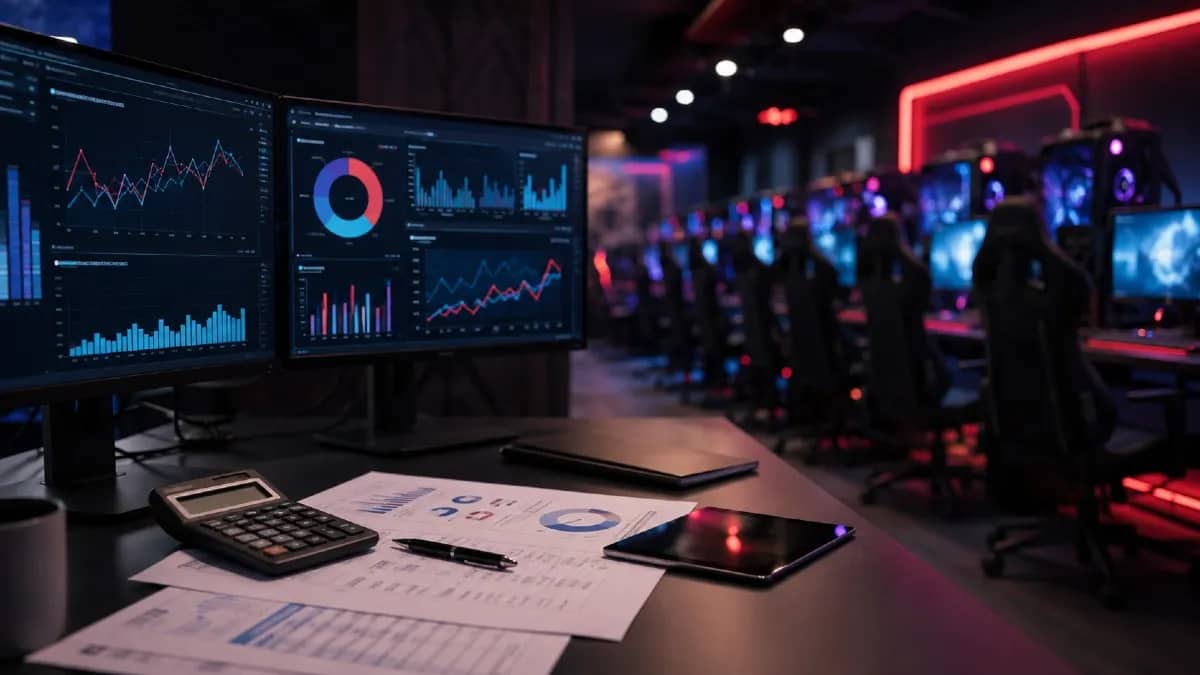 Software cost analysis for a gaming center