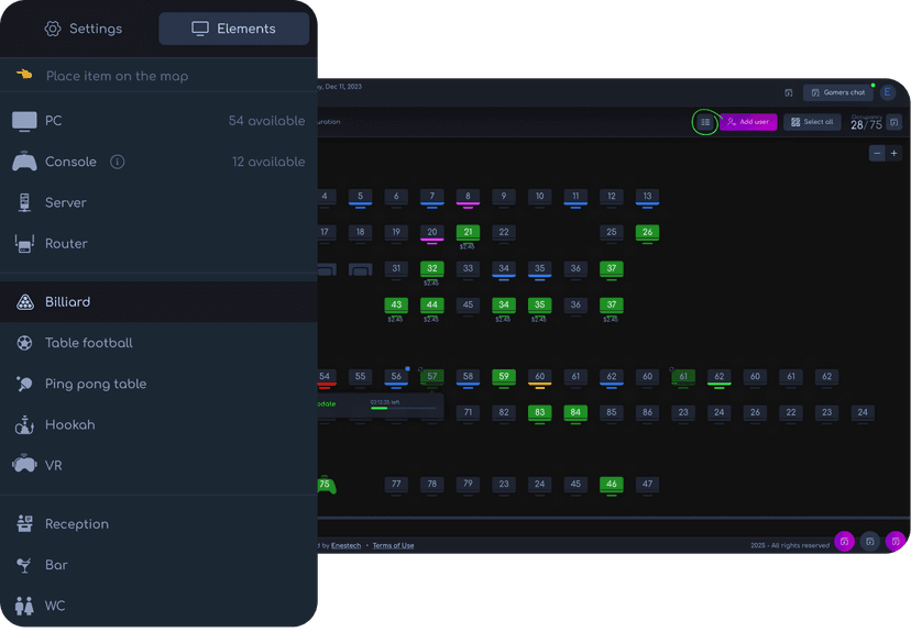 Cloud Management Software for Gaming Centers | SENET
