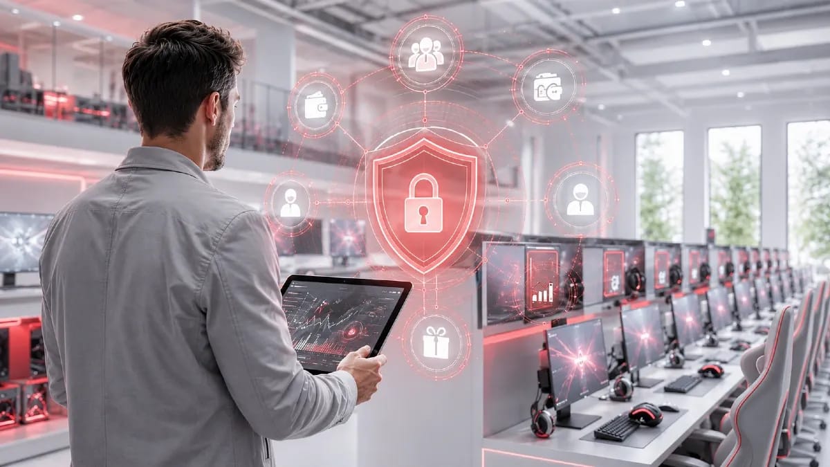 Gaming сenter сustomer data control