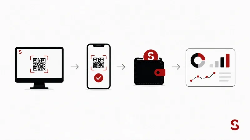 payment flow from customer payment to financial reporting