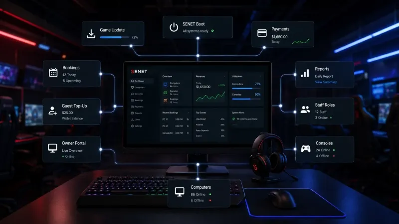 senet software functionality visualized